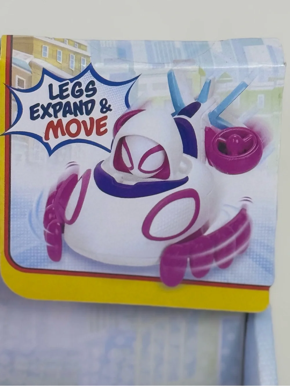 Marvel Spidey Amazing Friends Ghost-Spider White Purple Pink Toy Vehicle